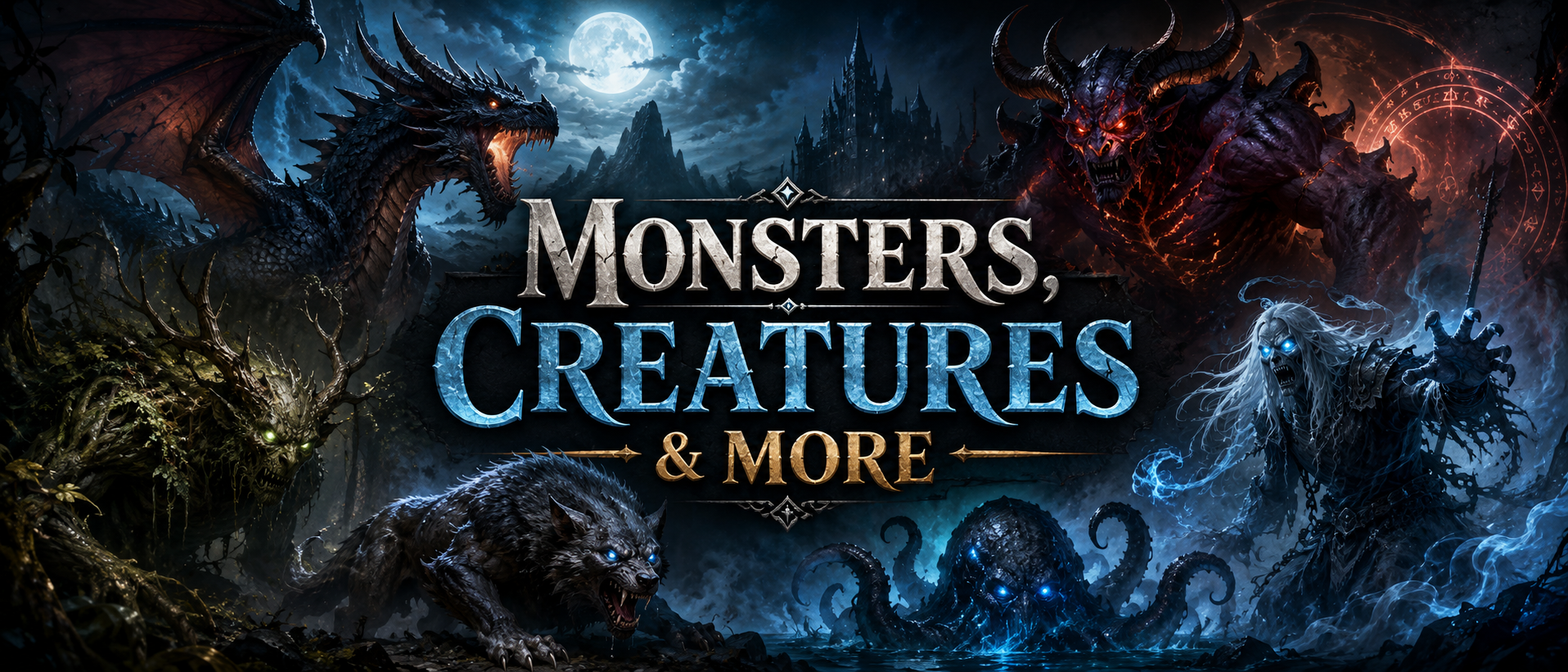 Monsters Creatures and more