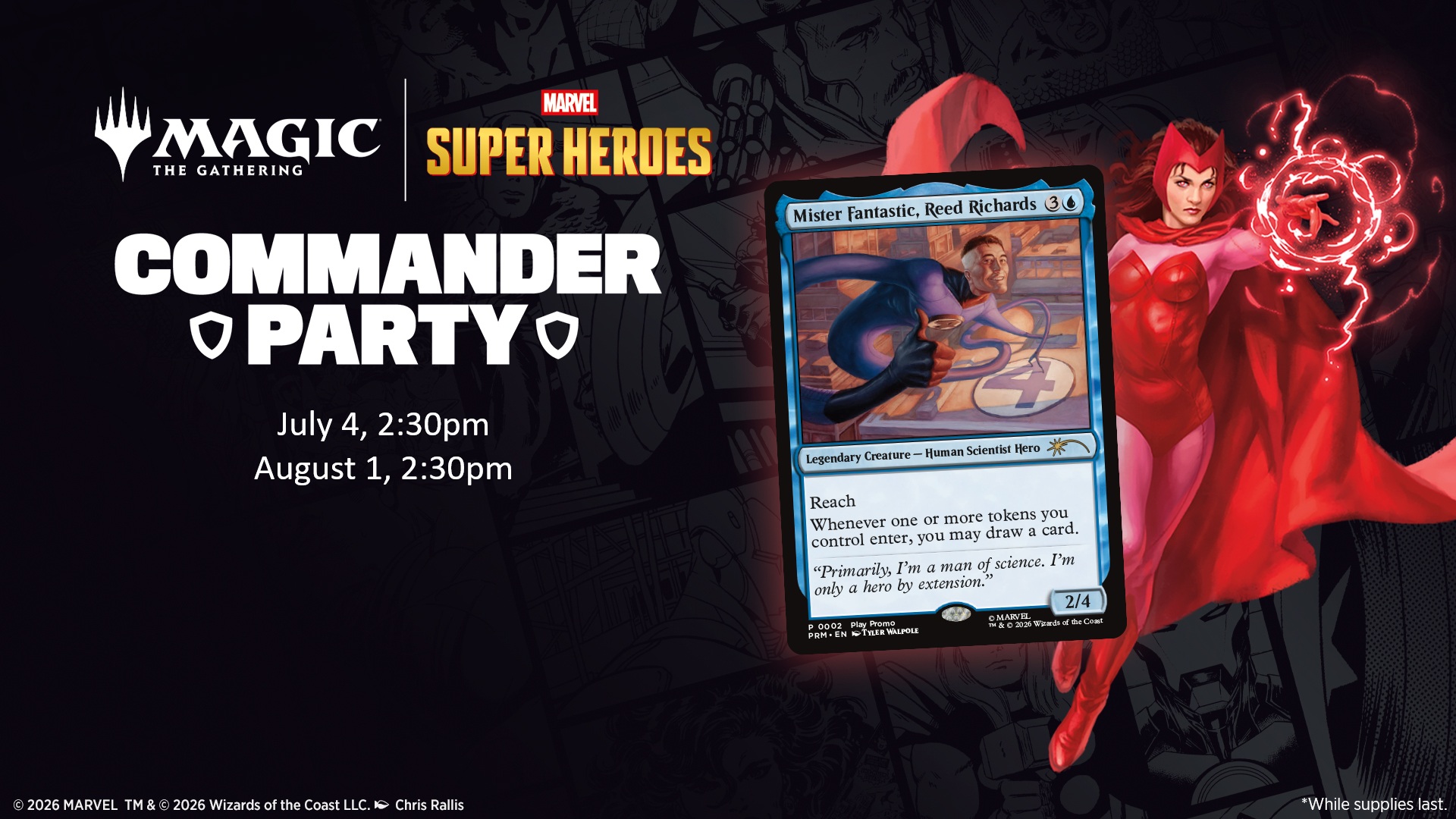 Magic the Gathering commander party
